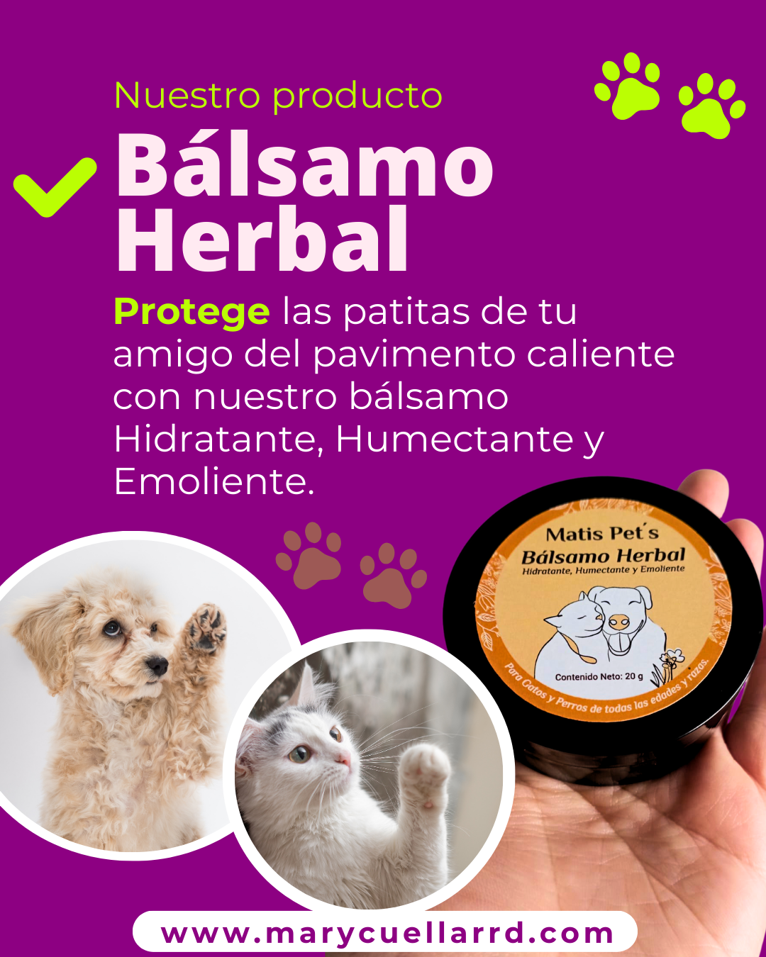 Bálsamo Curativo - Perros & Gatos