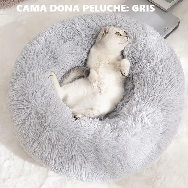 Cama Dona Peluche Suave Para Perro & Gato🐶🐱