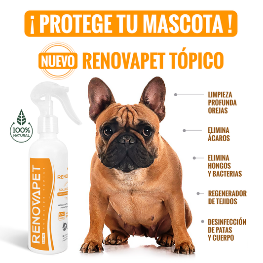 🐾 RENOVAPET TÓPICO- Solución Dérmica Para Animales 🐶🐱🐎